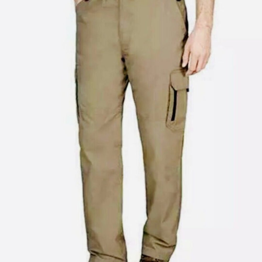 Hiking Pants BC Clothing Lined Cargo Khaki  NWT